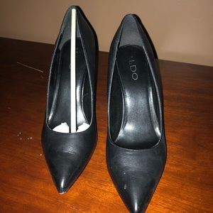 Black Heels-Worn Once!